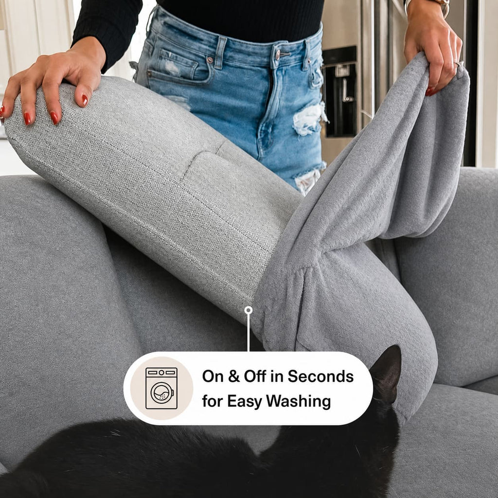 Hushvo removable sofa cushion cover for easy washing