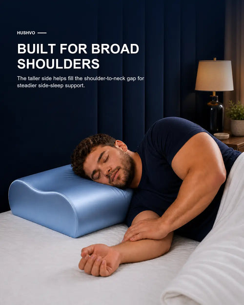 High-Loft Cervical Memory Foam Pillow for Big & Tall Side Sleepers
