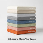Eight Hushvo chenille sofa cover colors
