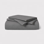 Charcoal Gray Twin three-piece sheet set