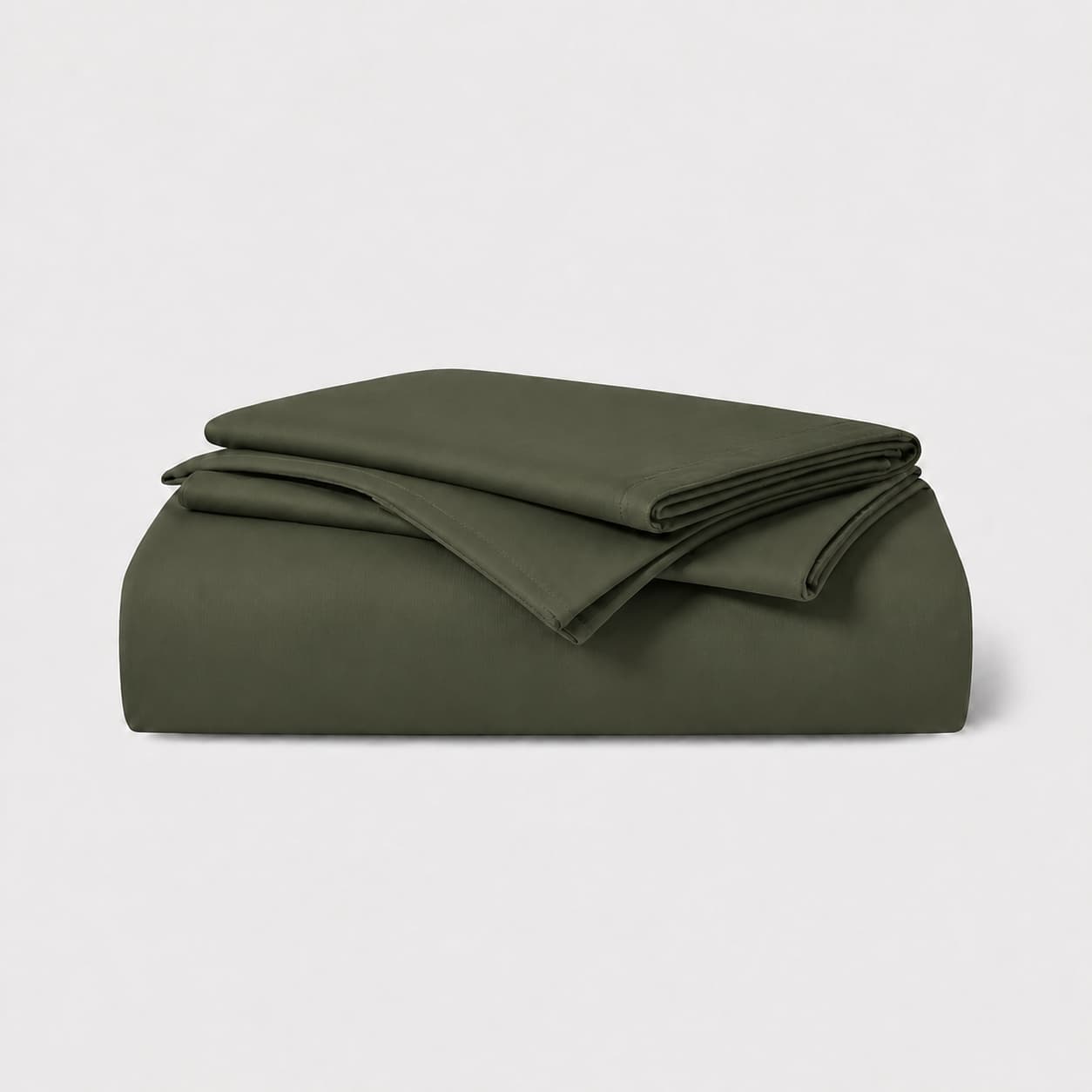 Olive Green Twin three-piece sheet set