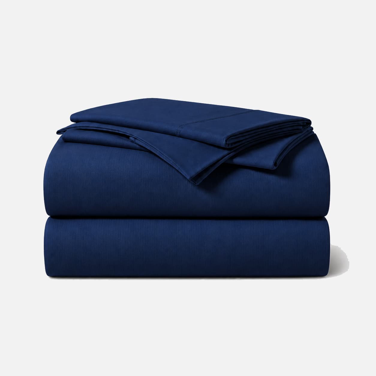 Royal Blue four-piece bamboo blend sheet set