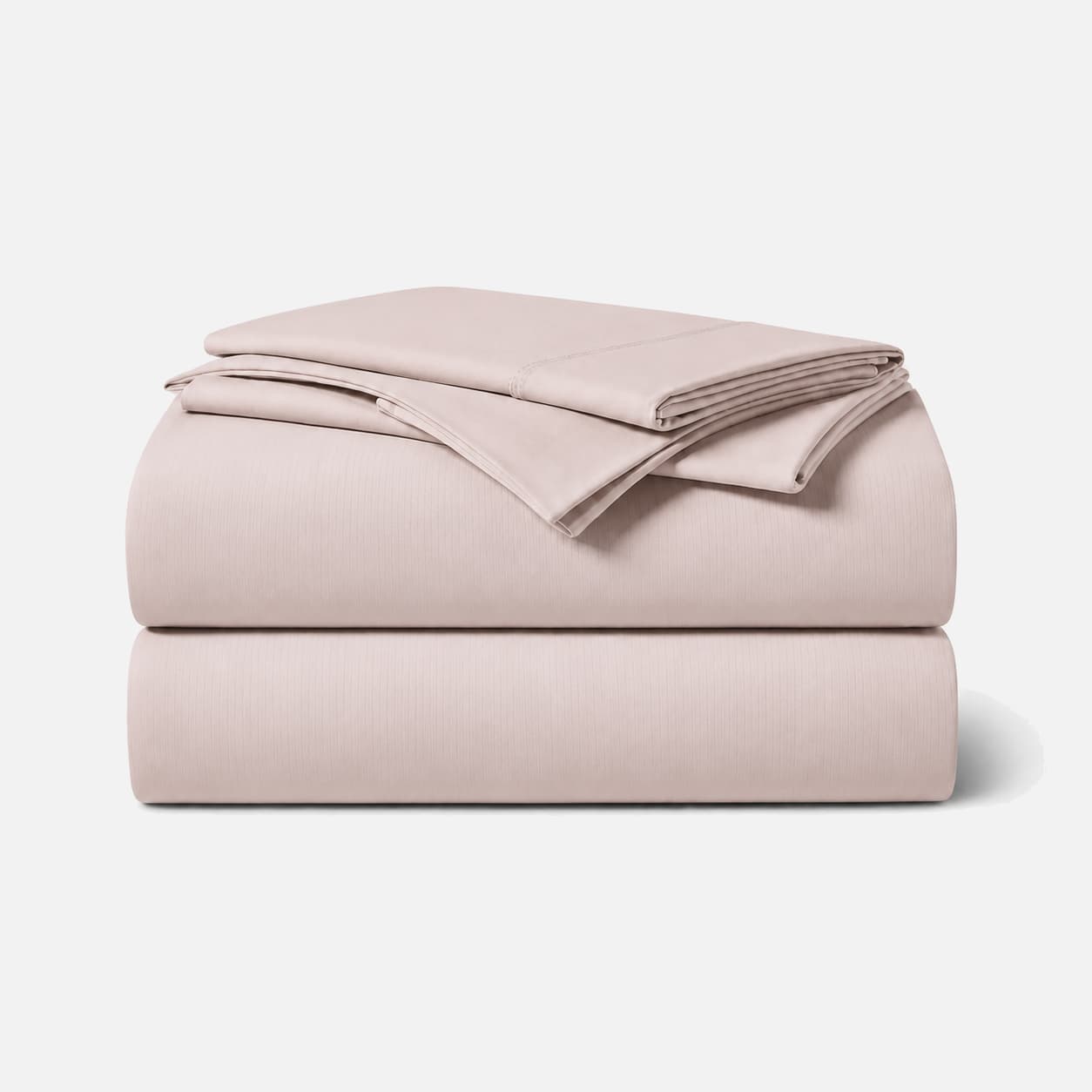 Blush Pink four-piece bamboo blend sheet set